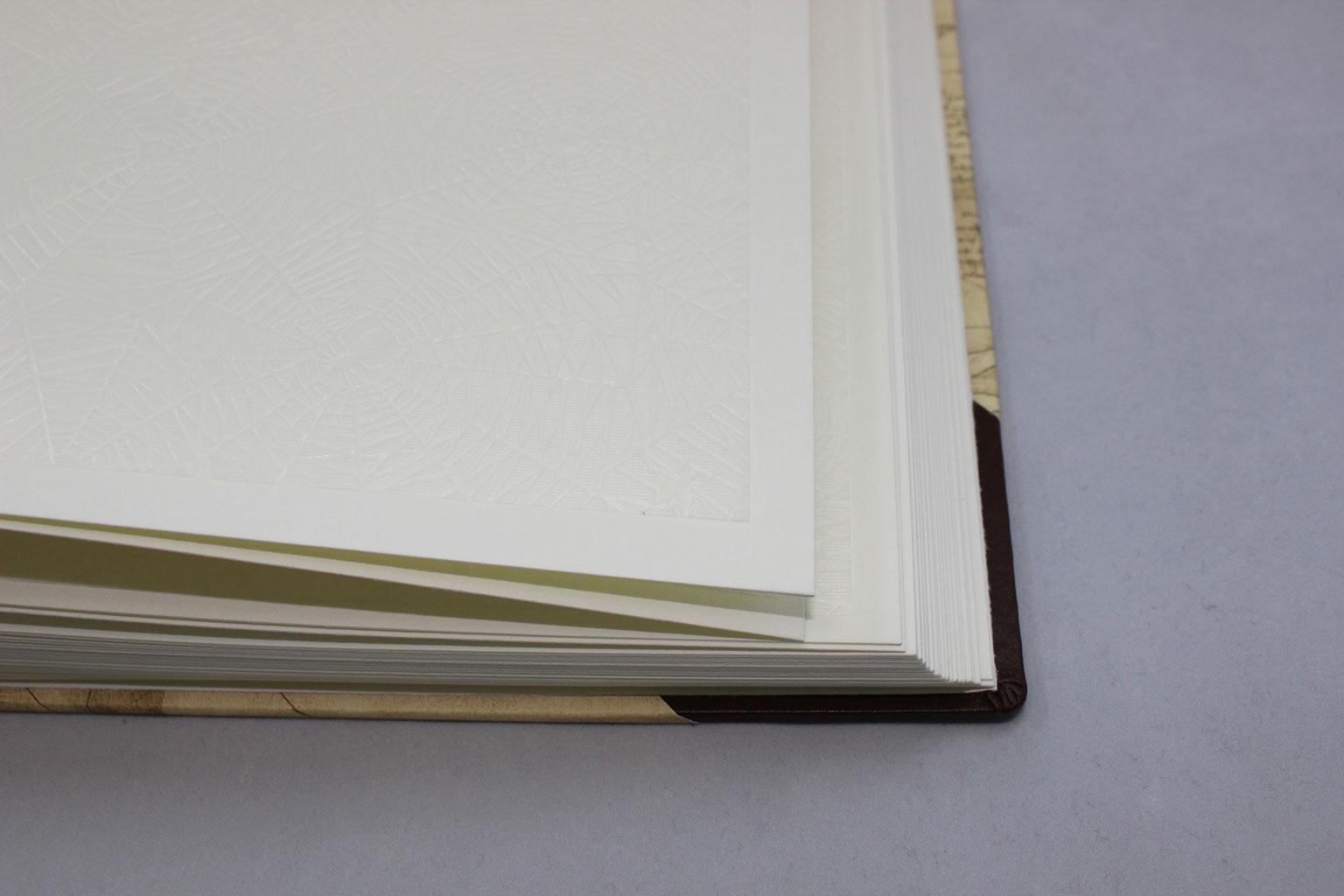 Fotoalbum Leonardo Da Vinci mit hochwertigem Halbledereinband – Bild 3