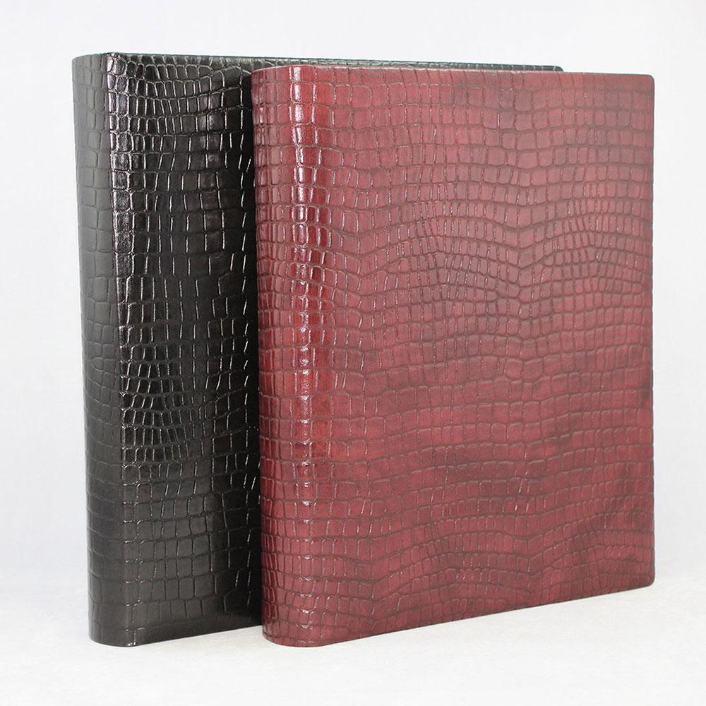 Fotoalbum Croco aus Kunstleder mit Krokodillederoptik