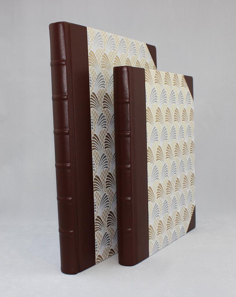 Gästebuch Muschel mit Halbledereinband – Bild 3