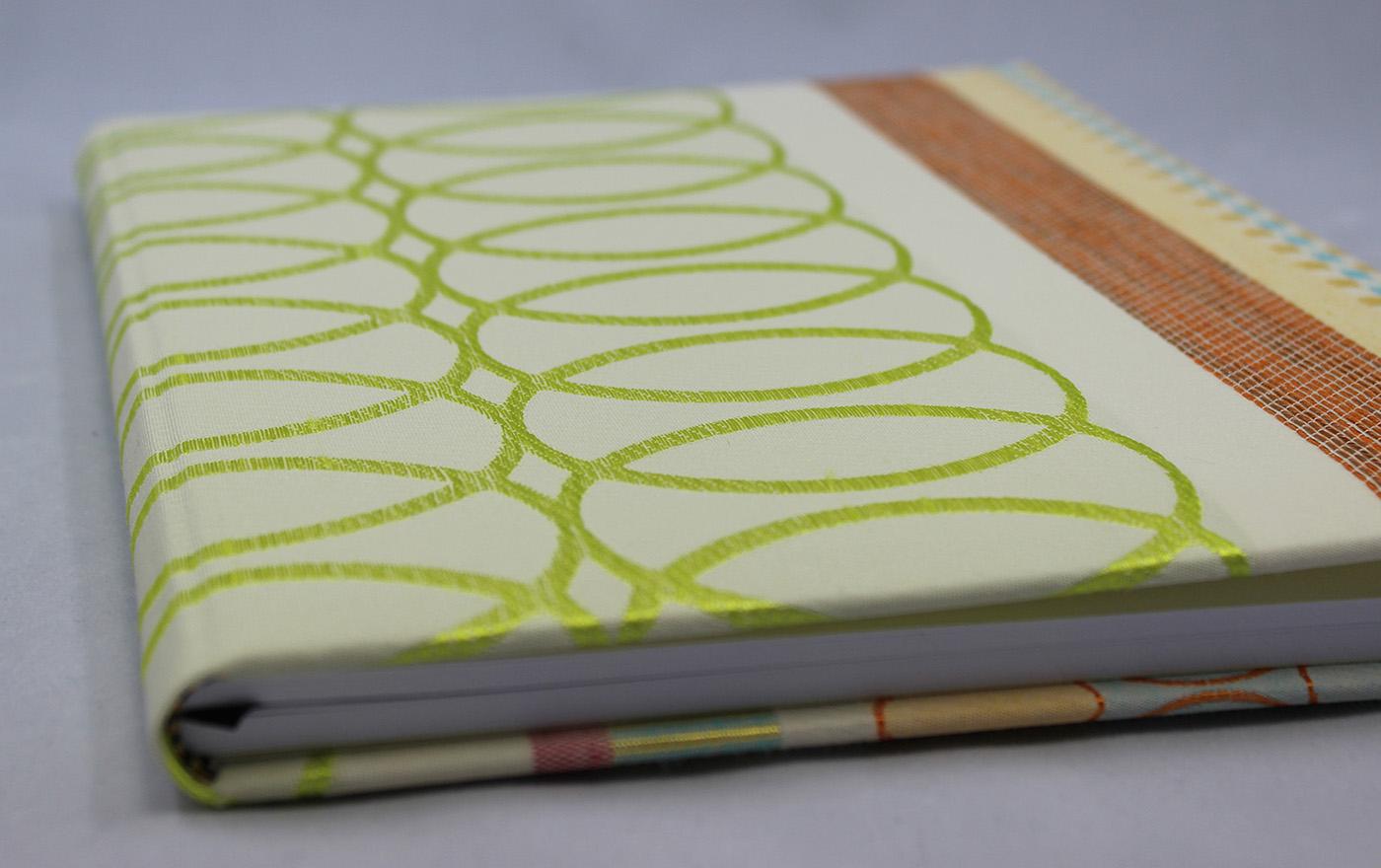 Gästebuch Senna Hochkant aus hochwertigem Stoff – Bild 5