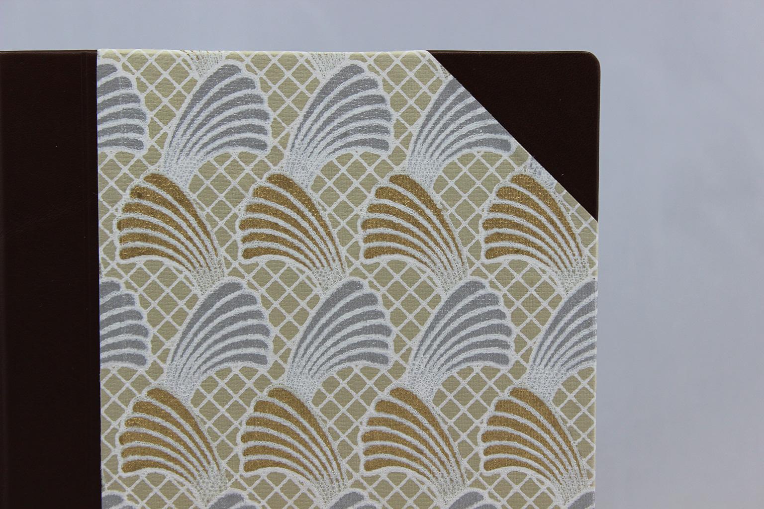 Notizbuch „Muschel“ Halbleder – Bild 5