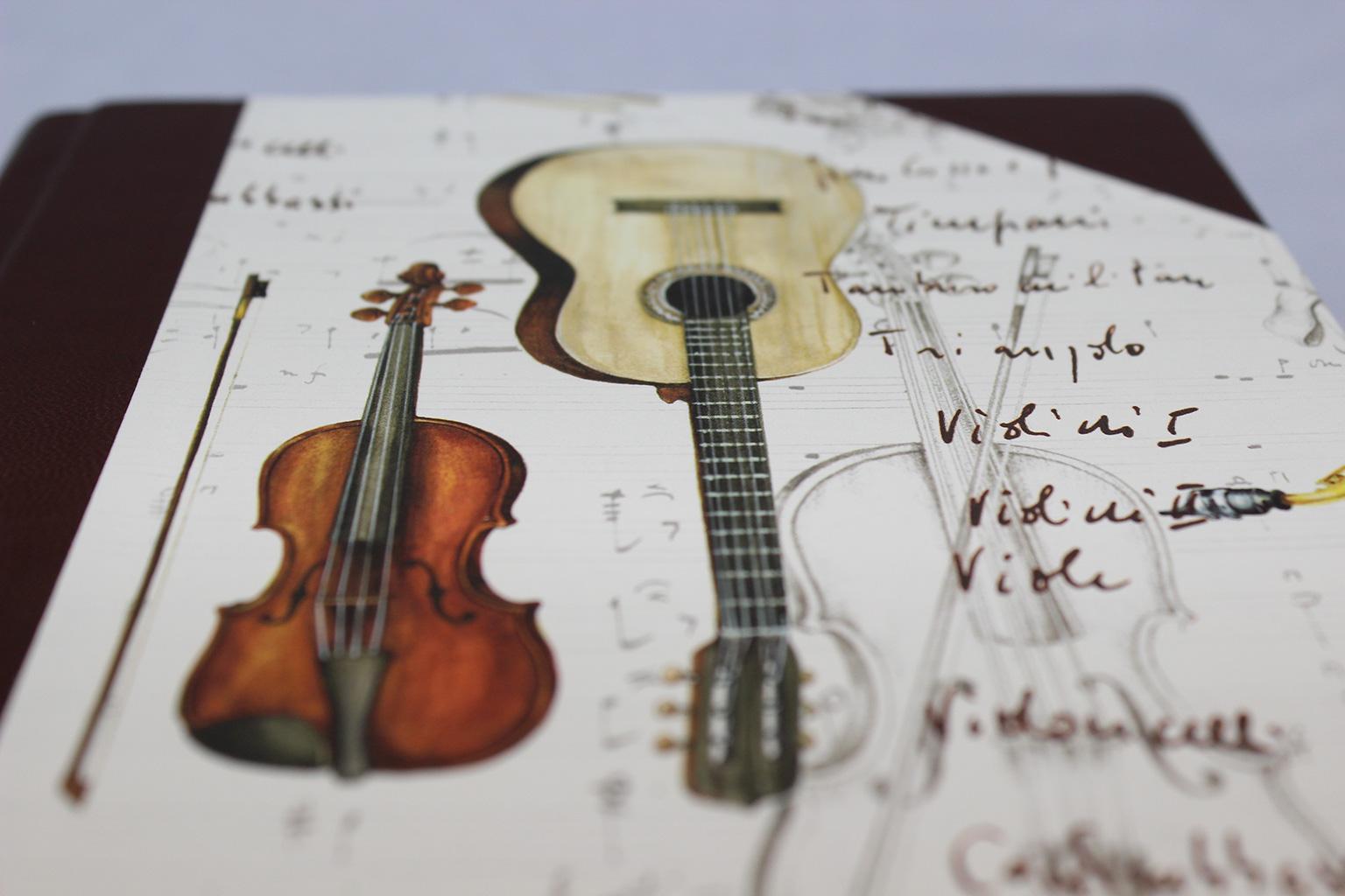 Poesiealbum oder Tagebuch Instrumenti Halbleder – Bild 7