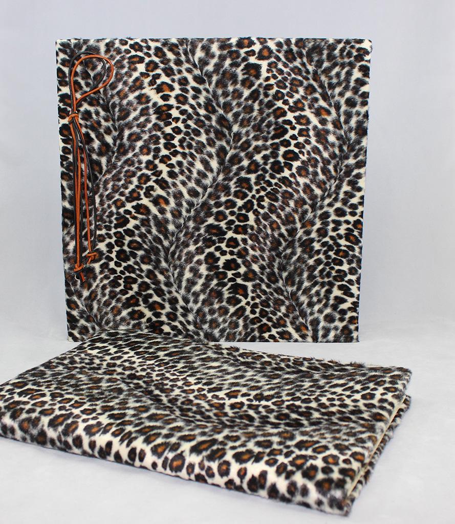 Set Leopard - Fotoalbum mit Kordelbindung + Notizbuch – Bild 2