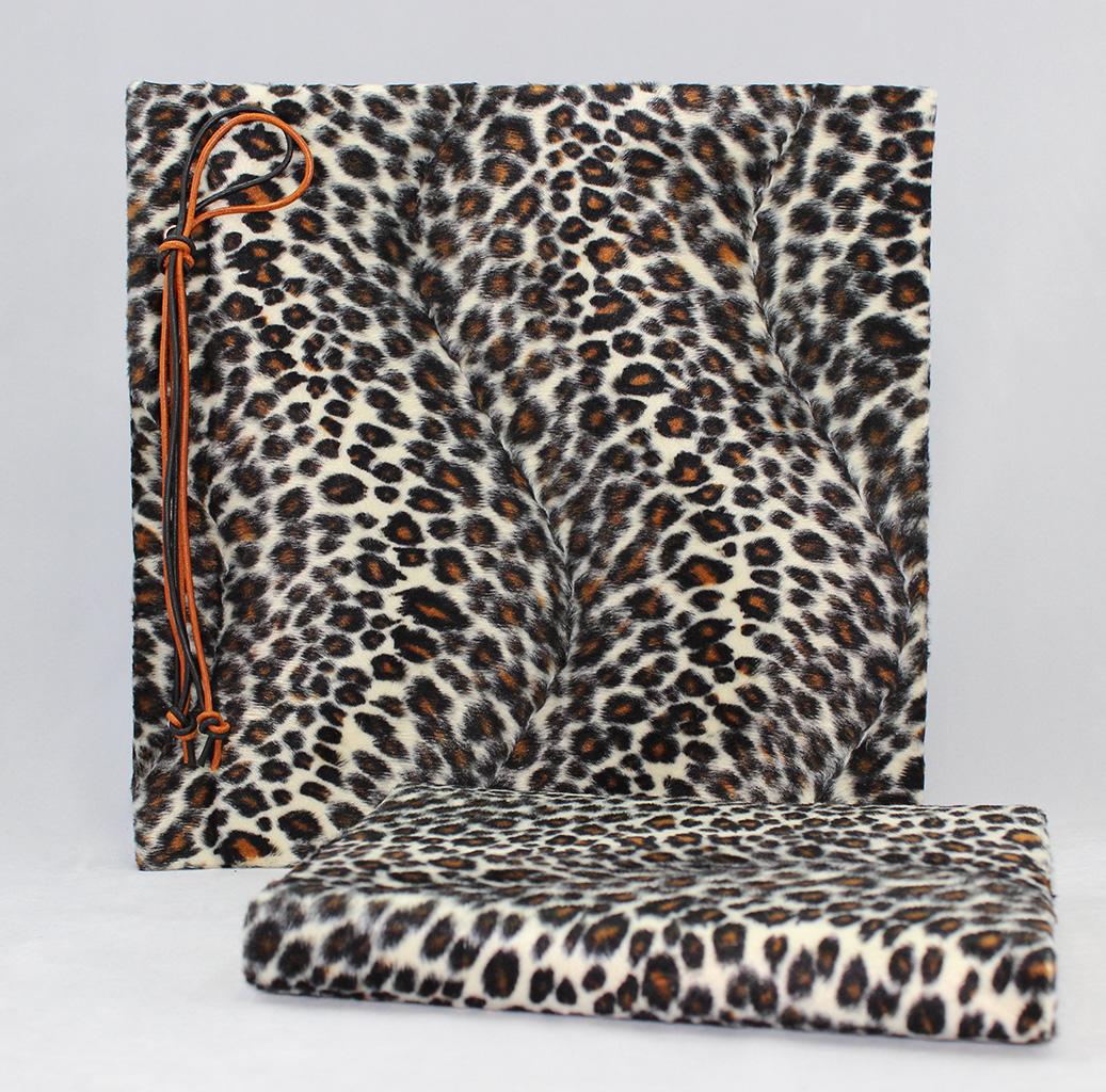 Set Leopard - Fotoalbum mit Kordelbindung + Notizbuch – Bild 3