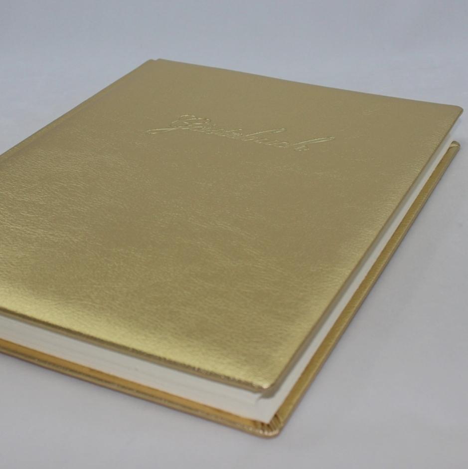 Gästebuch gold groß