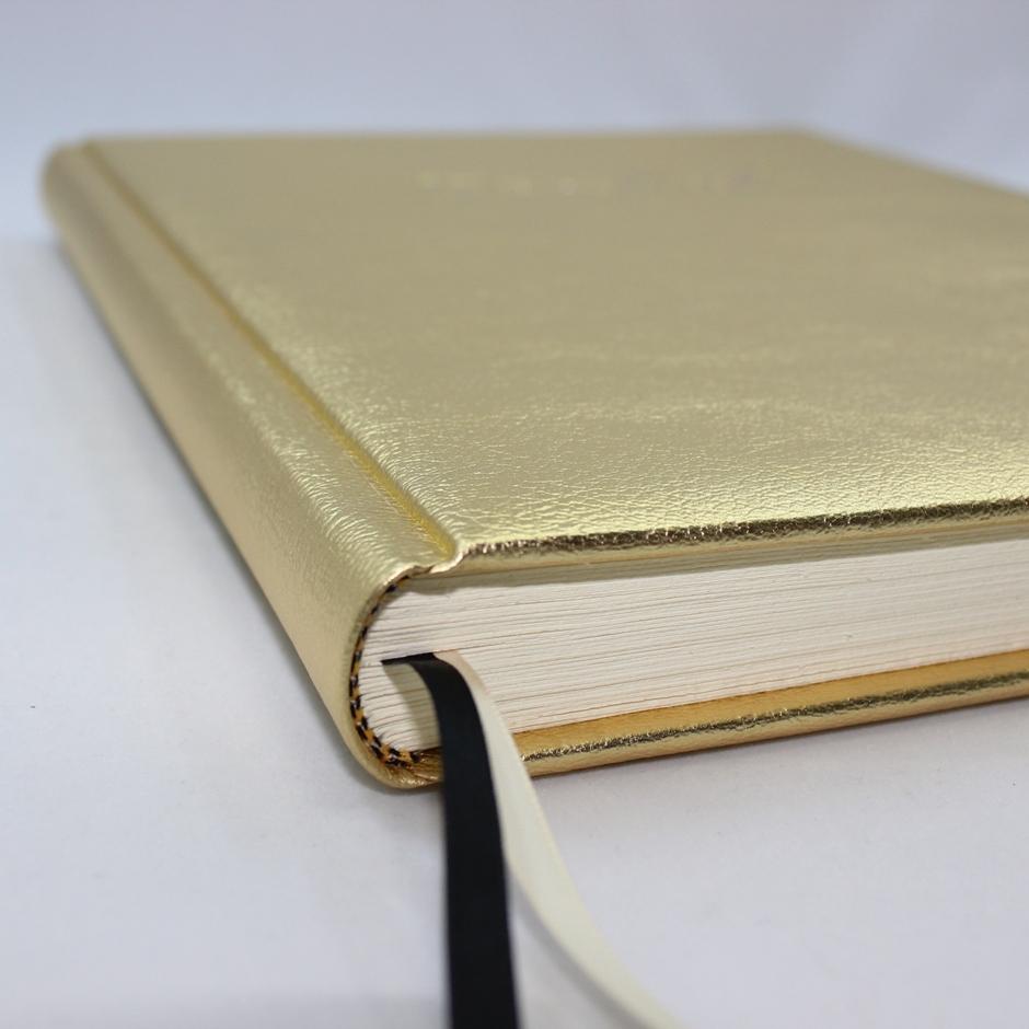 Gästebuch gold groß