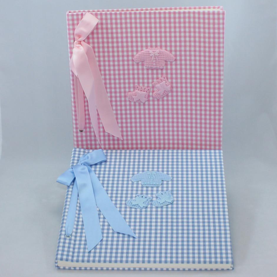 Fotoalbum Kordel Baby Junge und Mädchen