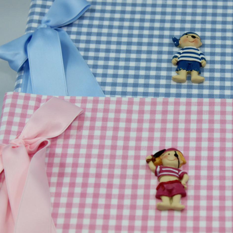 Fotoalbum Pirat mit Kordelbindung Details Pirat