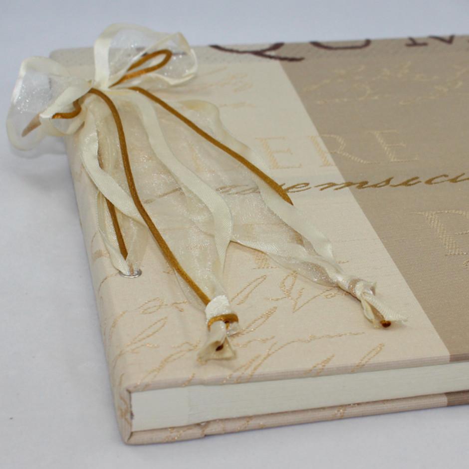 Fotokordelalbum Latinum in braun-beige