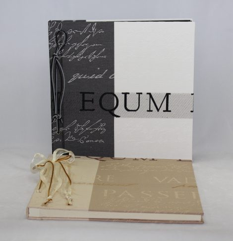 Fotokordel Album Latinum in braun-beige oder grau-weiß
