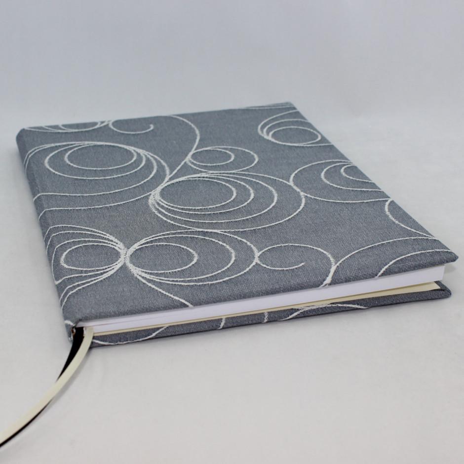 Gästebuch Stoff Lisa Dess 49 mit Lesebändern