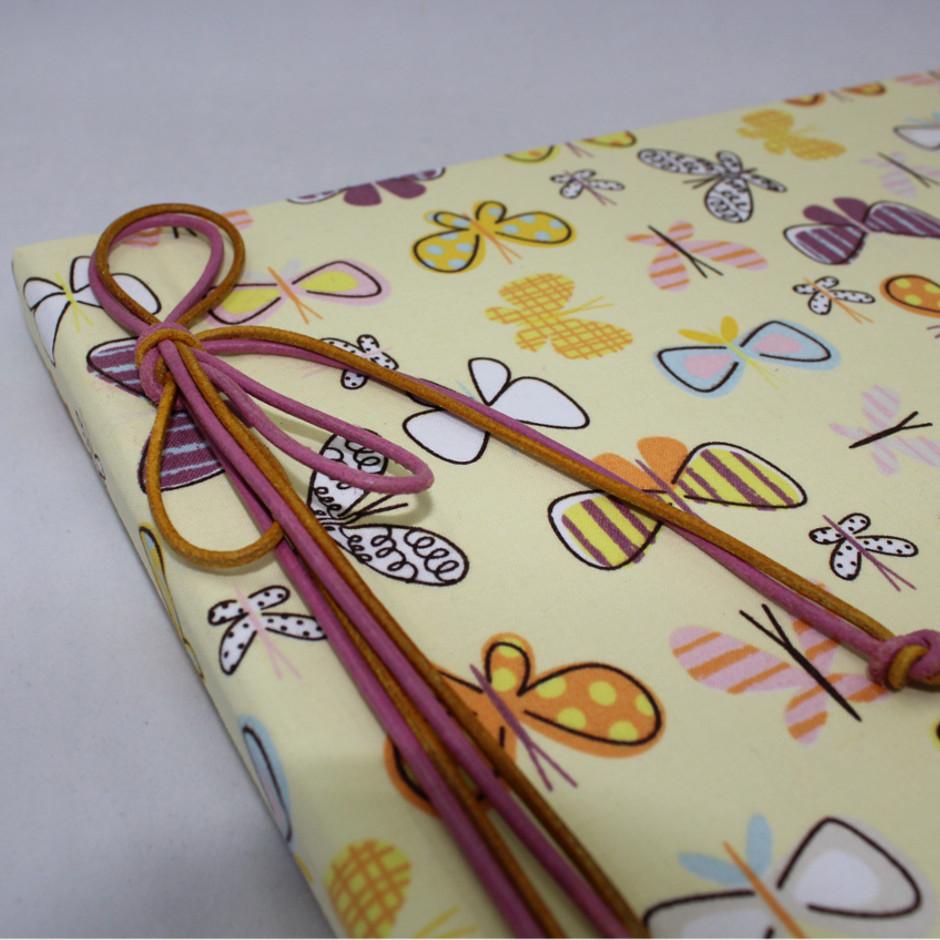 Kordelbindung Lederbändchen