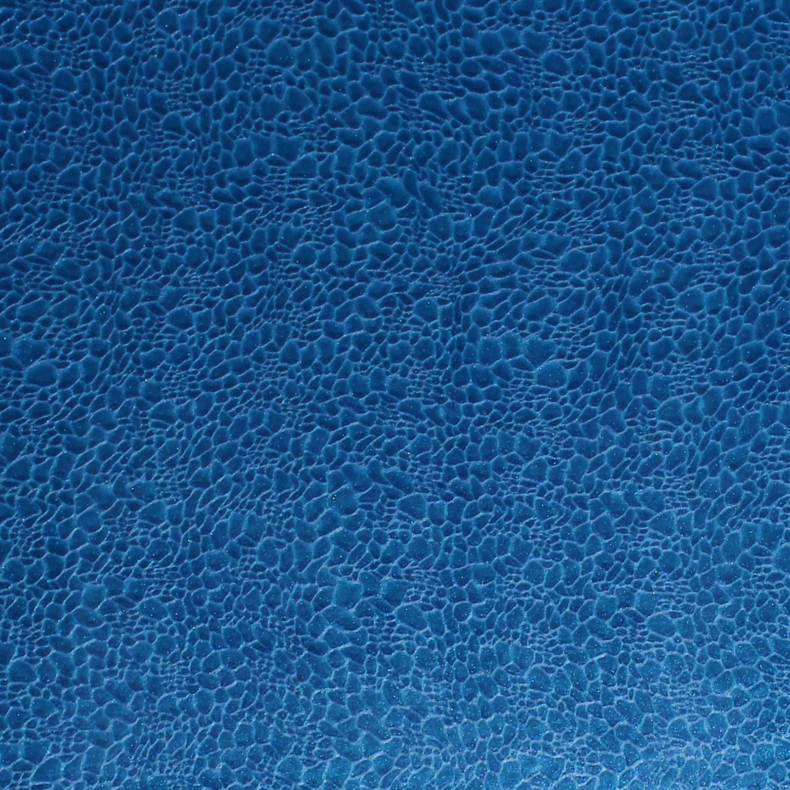 Vera Donna Tischauflage Blue Pearl Kunstleder mit Prägung