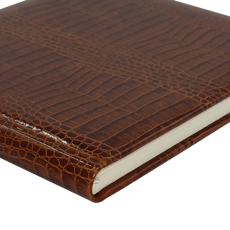 Gästebuch Kroko aus Vollrindleder