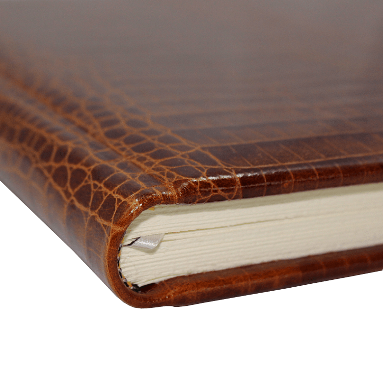 Gästebuch Kroko aus Vollrindleder
