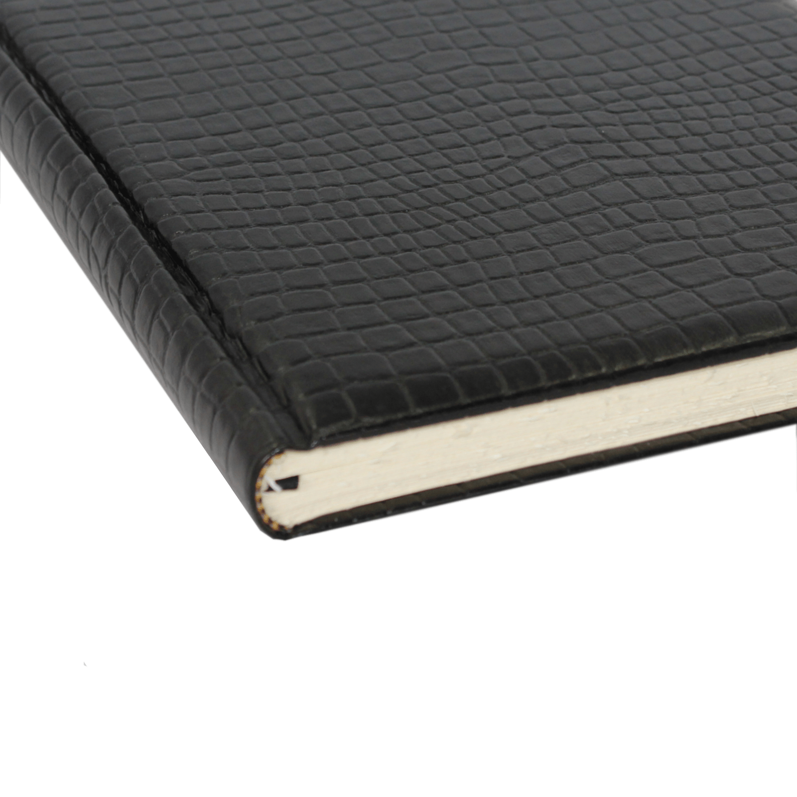 Gästebuch Kunstleder Kroko mit gerundetem Buchrücken