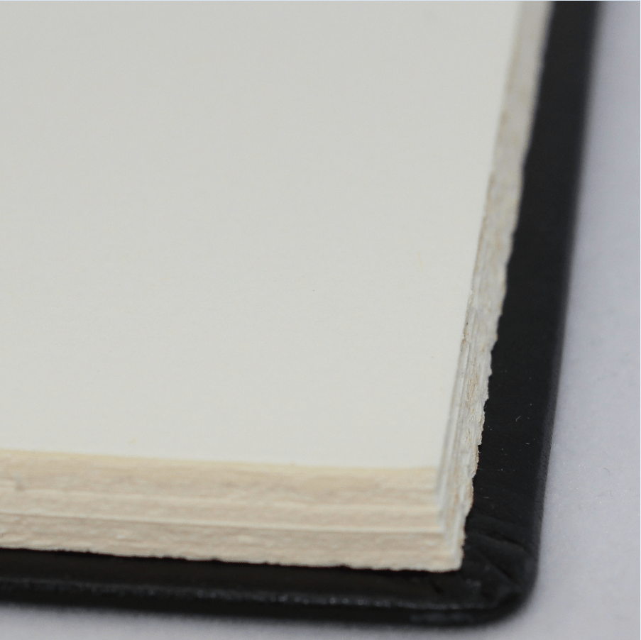 Business-Mappe mit von hand eingezogenen runden Ecken Business-Mappe mit von hand eingezogenen runden Ecken