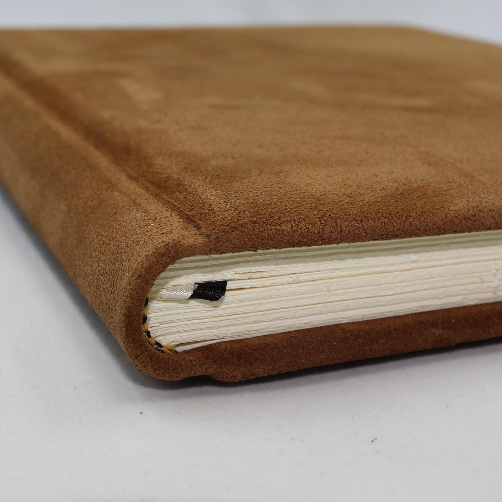 Vera Donna Gästebuch Vesuv Wildleder mit Lesebändern