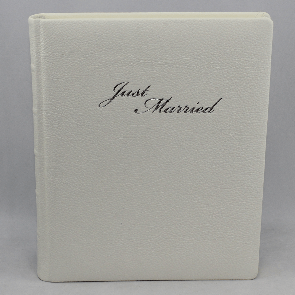 Gästebuch Leder Just Married