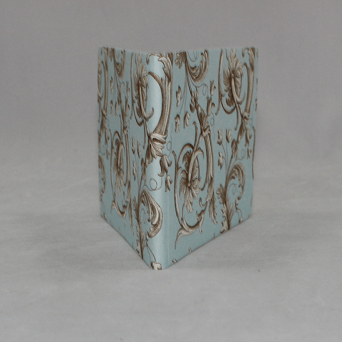 Adressbuch 5 Adressbuch Aquamarin mit modernem Barockmuster