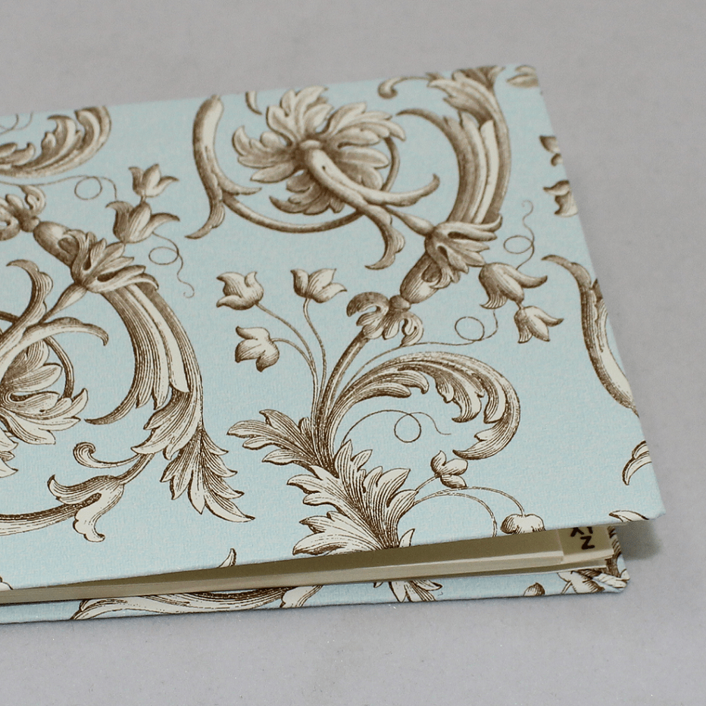 Adressbuch Aquamarin Adressbuch Aquamarin. Topmoderne Handarbeit Vera Donna