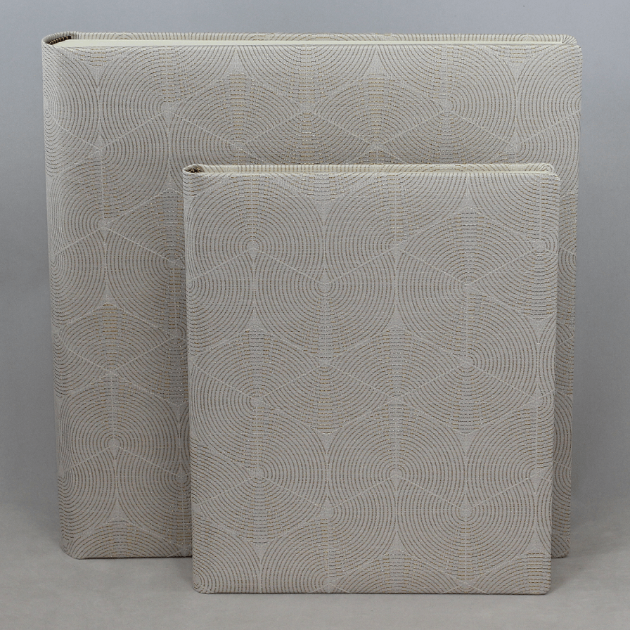 Hochzeitsalbum Sina creme mit passendem Einschreibbuch