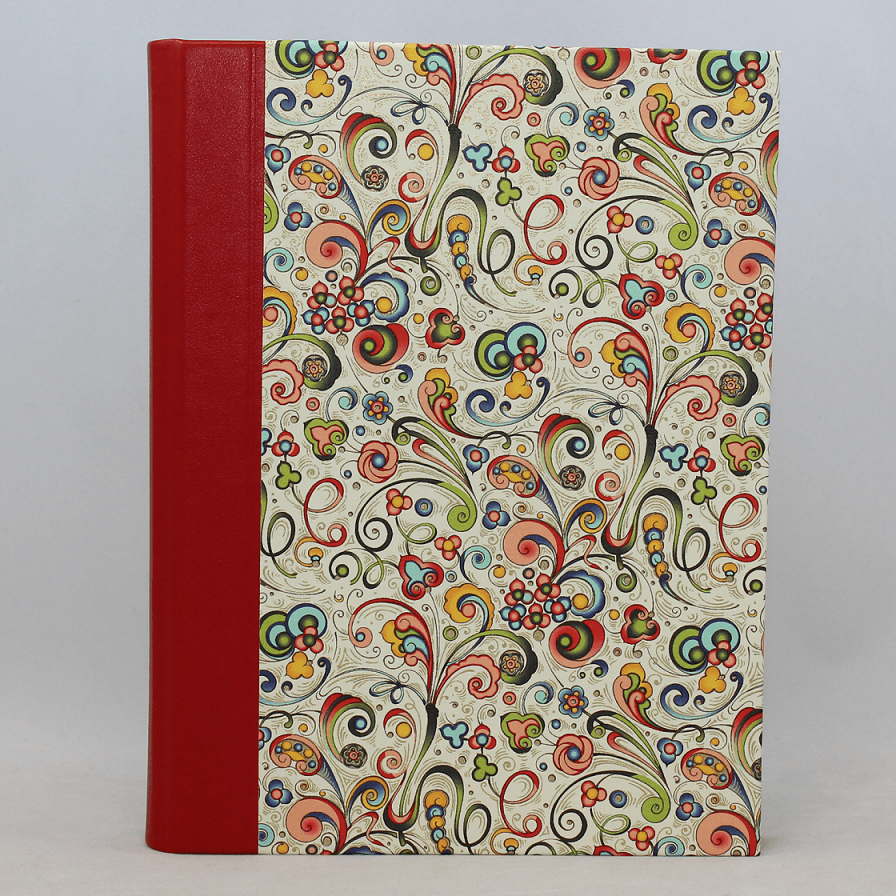 Notizbuch Tempesta rot mit passendem Stift