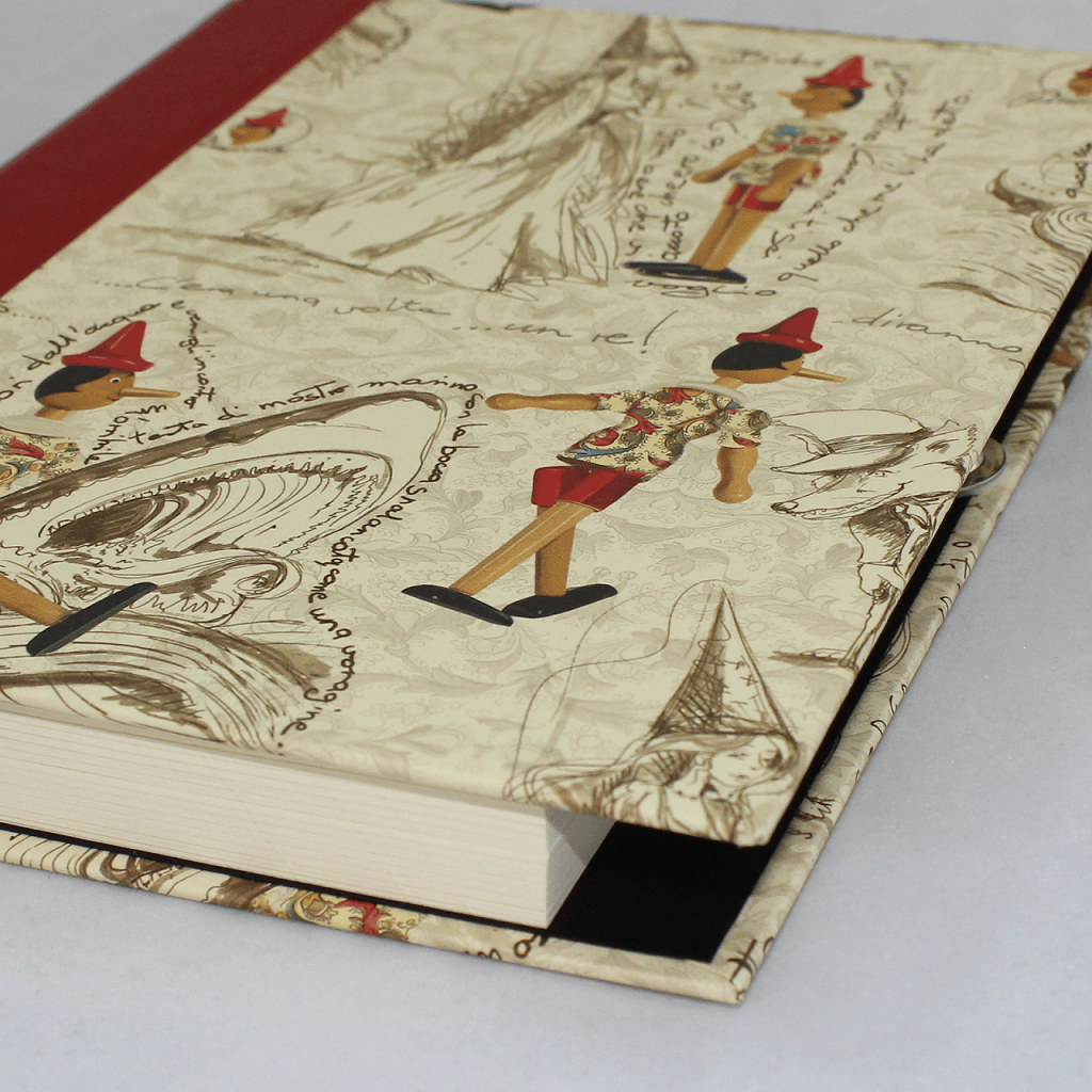 Pinocchio Notizbuch mit Stift Handgefertigt Notizbuch Pinocchio mit passendem Stift