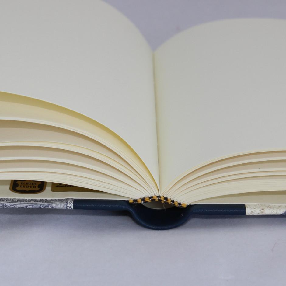 Tagebuch Aereonautica Fadenbindung Tagebuch Aereonautica Halbleder mit Schloss