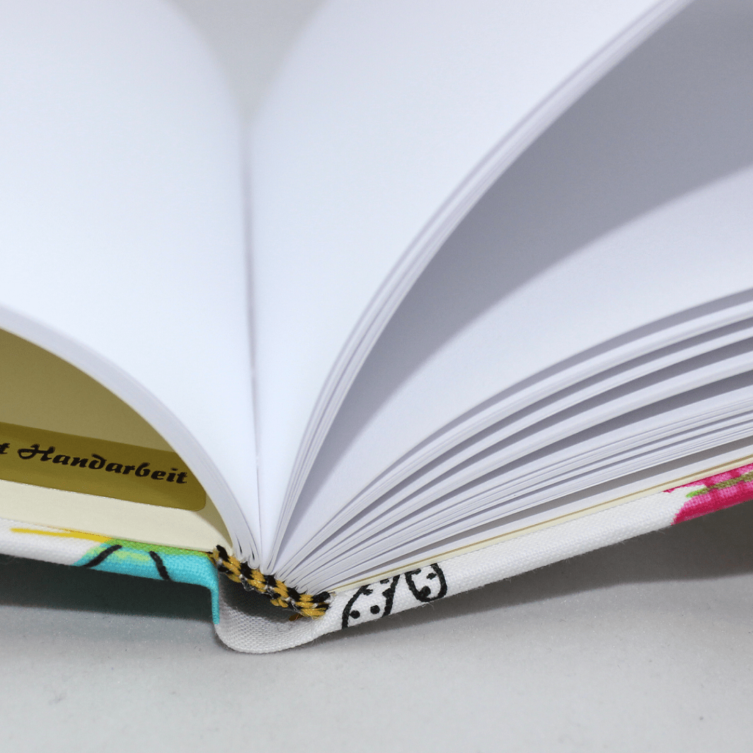 Tagebuch Farfalle mit Schloss weiß