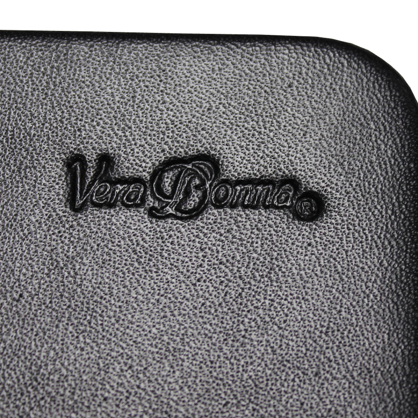 Schreibtischunterlage Leder mit Mousepad schwarz