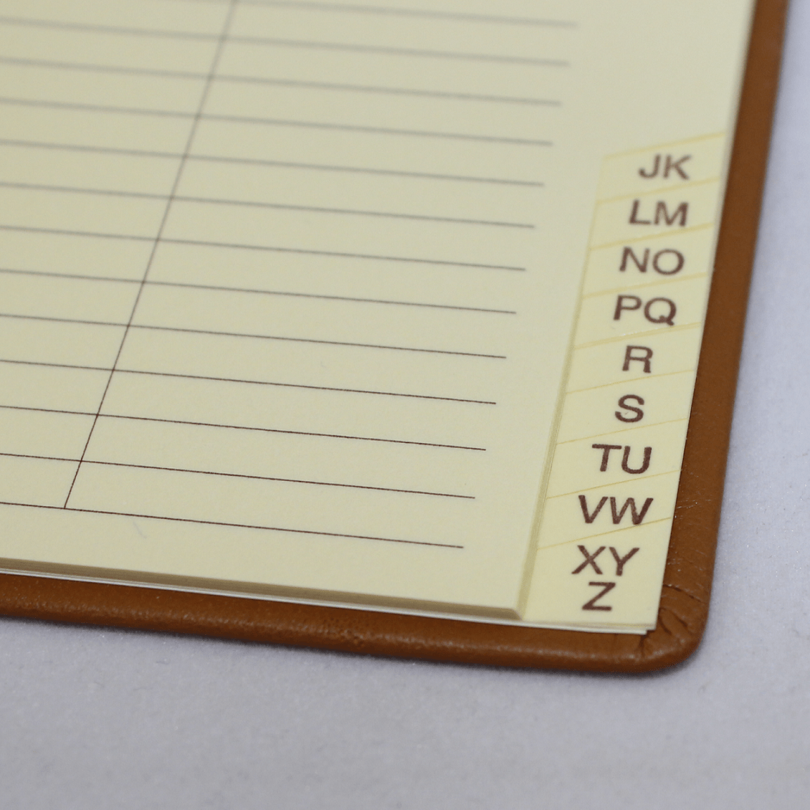 Adressbuch Leder quer