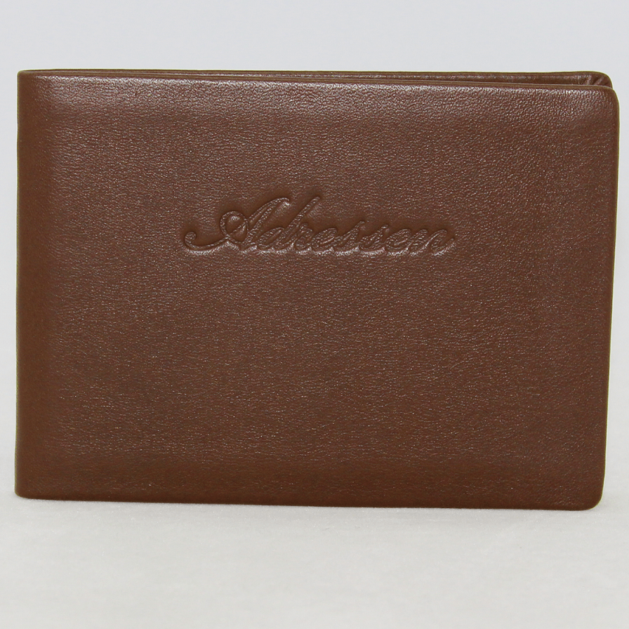 Adressbuch Leder quer