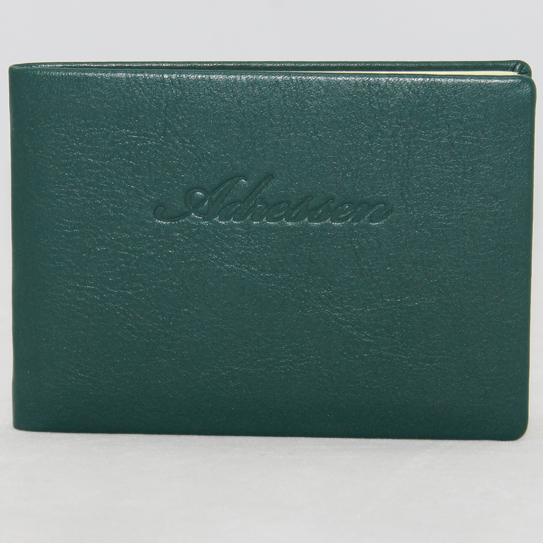 Adressbuch Leder quer