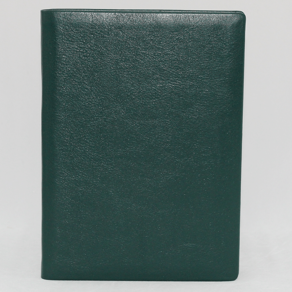 Adressbuch Leder hochkant grün Adressbuch Leder hockant