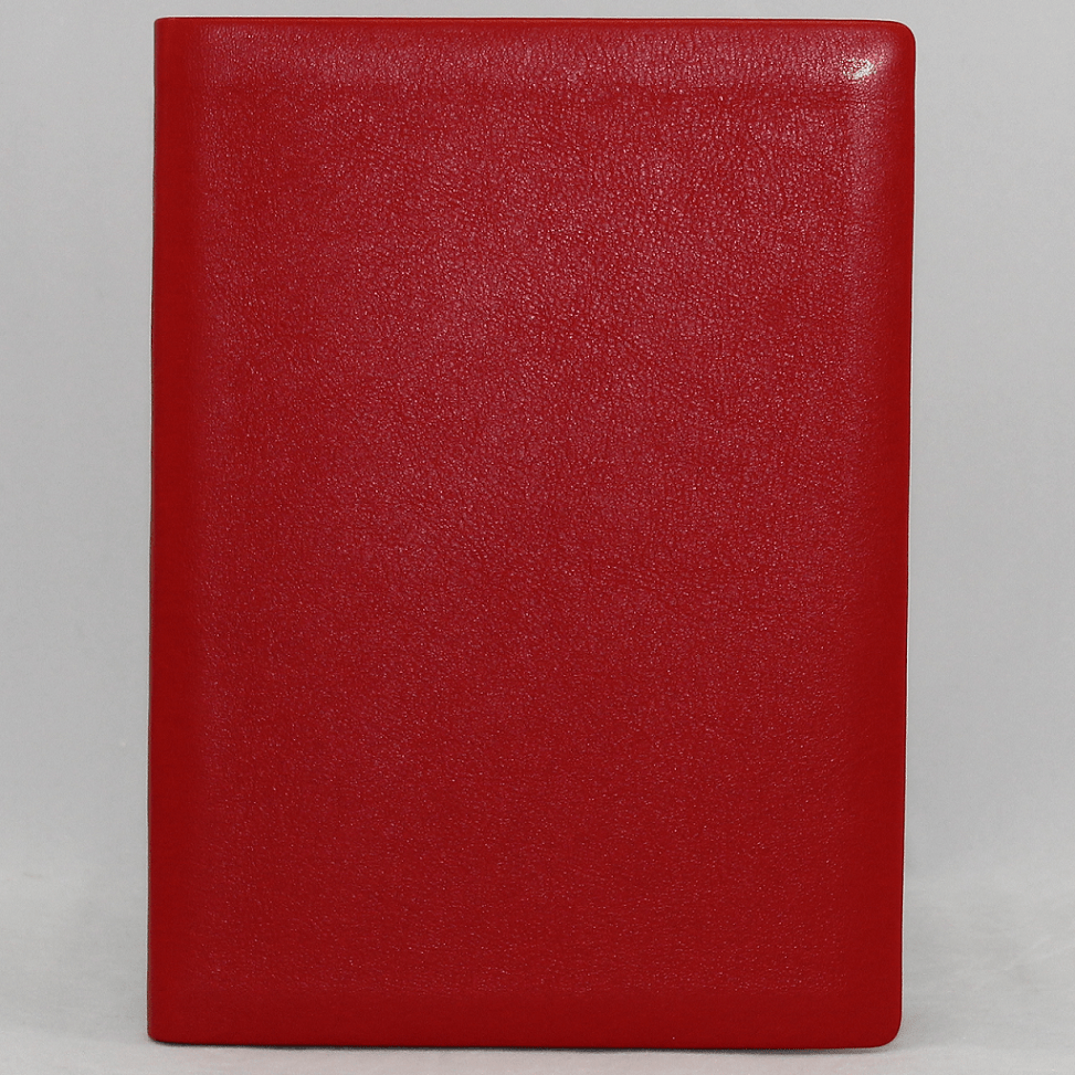 Adressbuch Leder rot