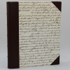 Gästebuch Schrittura Halbleder