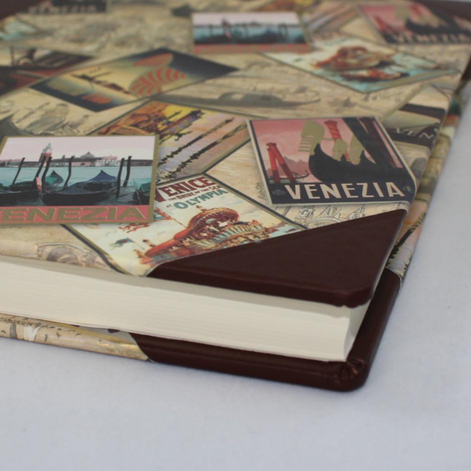 Gästebuch Venezia Halbleder