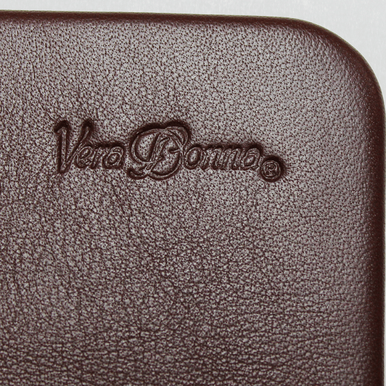 Schreibtischunterlage Leder mit Mousepad braun