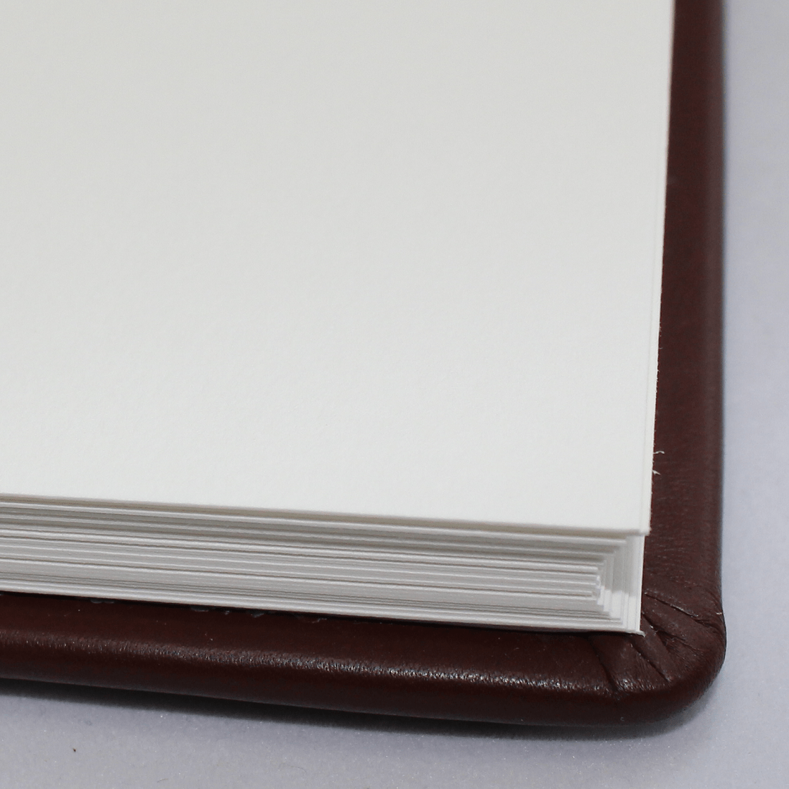 Foto-Gästebuch Zeus aus braunem Vollrindleder