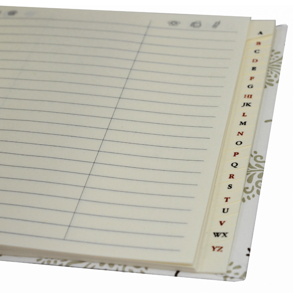 Adressbuch I Fogli Register Adressbuch I Fogli groß