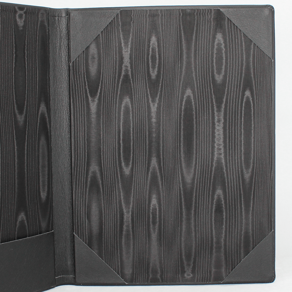 Dokumentenmappe aus glattem Vollrindleder