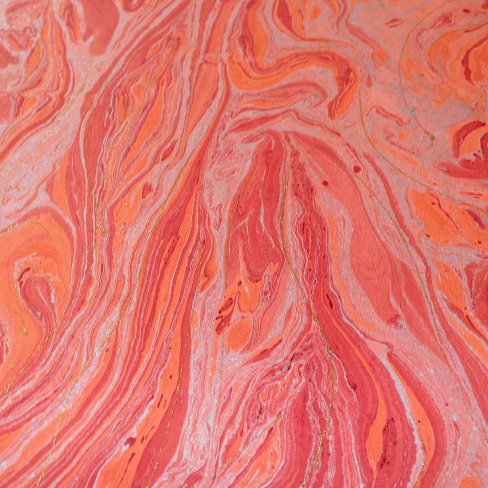 Tagebuch Marmoreffekt Halbleder Weinrot