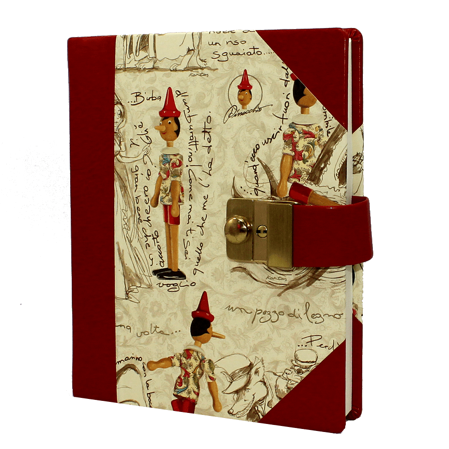 Tagebuch Pinocchio mit Schloss