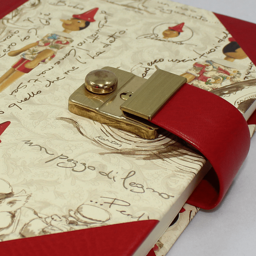 Tagebuch Pinocchio mit hochwertigem Schloss Tagebuch Pinocchio mit Schloss