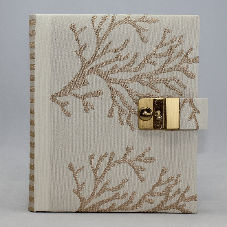 Tagebuch mit Schloss Koralle