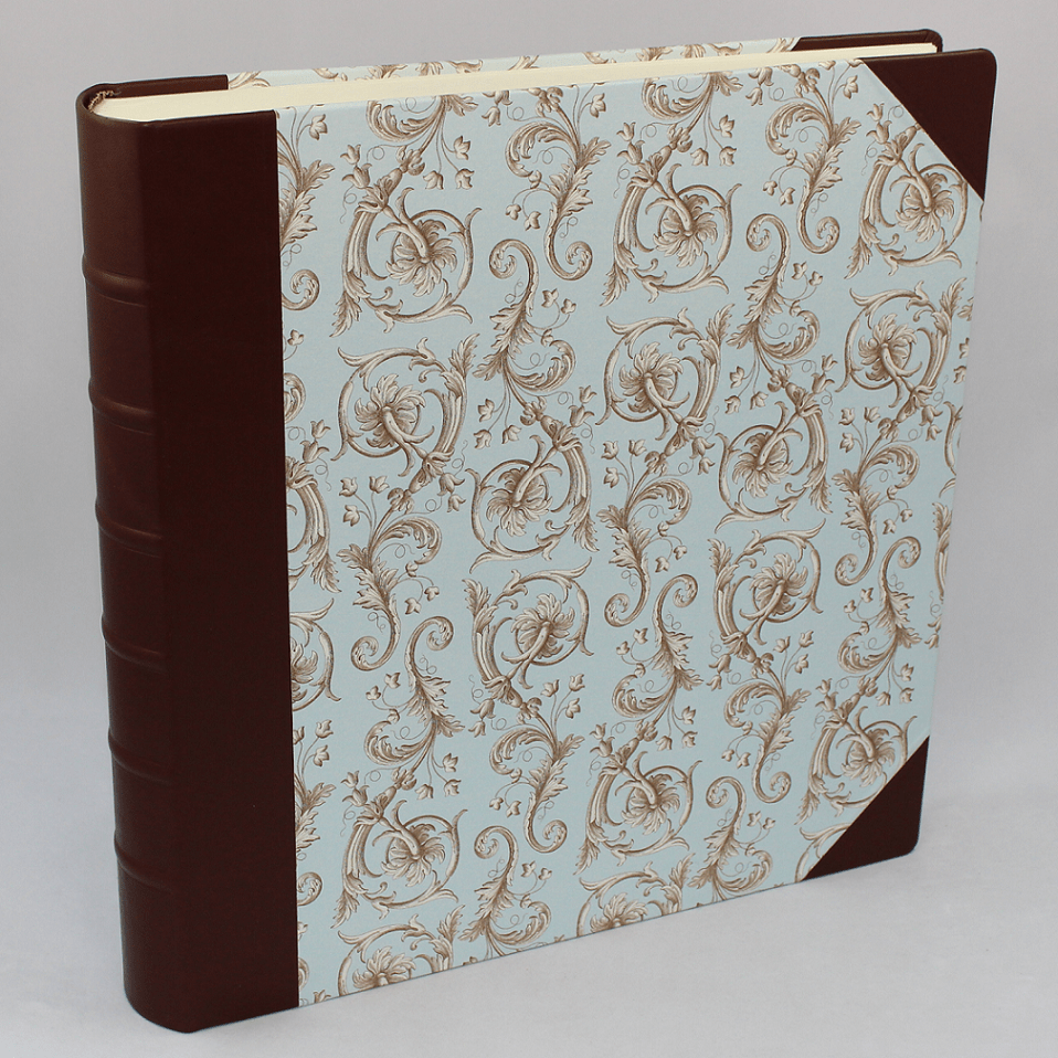 Fotoalbum Aquamarin Halbleder