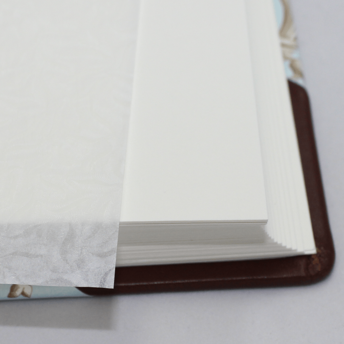 Fotoalbum Aquamarin Halbleder