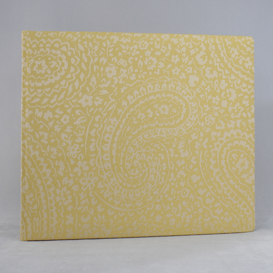 Gästebuch Deli lemon mit Paisleymuster Gästebuch Deli Lemon