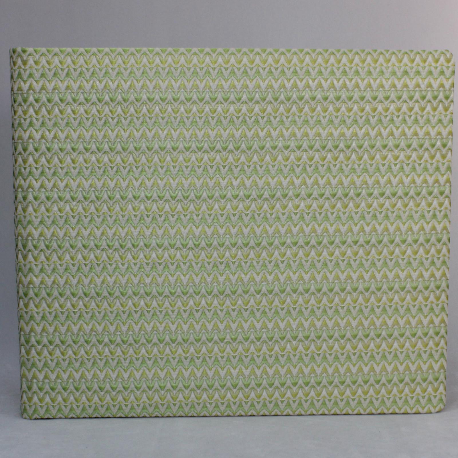 Gästebuch im Stoffeinband Green Wave